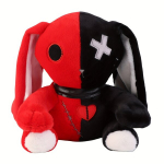 25cm Halloween J&auml;nku Pehme Jube Gooti Kaisu Kinkekaubandus., Juoda Ir Raudona