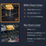 1tk jaht BBQ mittenakkuumuskindel mittenakkuumuskindel must v&auml;limat pesta pesta., 15,75 * 19,68 colio / 40 * 50 cm