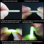 20tk Helendavad Helkurkepid &Ouml;iseks Kalap&uuml;&uuml;giks - Parandage Saaki Fluorestseeruva Valgusega., 4 mm