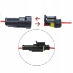 Hermetilised elektri&uuml;hendused Komplekt &ndash; Veekindel IP67, 1004 osa, 14A, 24V, -40&deg;C kuni +125&deg;C