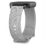 20mm Silikoonist Lillornament Mustri Rihm Naistele.