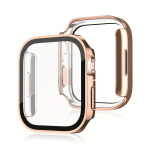 Kaitsekorpus Elektropindamisega, Sobib Apple Watchile 45mm, 41mm., Auksinis