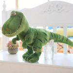 Armas 3D Multifilm T&auml;idetud Dinosaurus Pehme Nukk - Ideaalne Kaisu S&otilde;ber!, Žalias