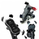 Mootorratta qi qc3.0 induktiivne telefonihoidja