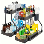 Mitmeotstarbeline kraanikausi hoiuriiul vannituppa ja pesuruumi jaoks , Baltas