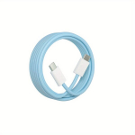 60W Kiire Laadimiskaabel: USB C USB C-le iPhone 15, Samsung, iPad Pro ja MacBook jaoks., Mėlyna