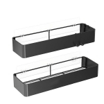 LIVIT Vannitoa seinariiul - must, 2-osaline komplekt