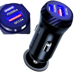 38W PD20W QC3.0 Kahe USB Autolaadija Kiirlaadimine