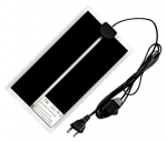 Terraariumi soojendusega matt 28 x 15 cm, must