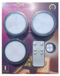 JUHTIMATU LAMP 3 x LED PILOT BLOCK SWITCH BALTIMORE BLACK