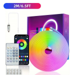 298.7cm/198.12cm/97.54cm Neon LED Nutikas Riba Muusika S&uuml;nk, Veekindel IP65, USB 6.5FT/2M &scaron;viesa