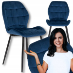 Sametist tool Mebel Elite LUCKY tumesinine