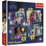 Trefl Puzzle 4in1 Disney unistused t&auml;ituvad 34649