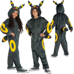 Pokemon Umbreon karnevali kost&uuml;&uuml;m must maskeering 127-136 cm (7-8 aastat)