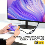 USB-C kuni DisplayPort adapter 8K@60Hz &uuml;henduspesa