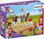 Hanna l&auml;&auml;ne ratsakomplekt Horse Club Schleich, 42441