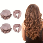 Kuumutusvaba lokirullikomplekt (Heatless Hair Curlers Set), Ruda 2 rinkiniai (4 vnt.)