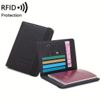 RFID Varasuvastane Harja Reisi Passihoidja Kotike., Juoda
