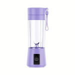 380ml 4 v&auml;rvi USB laetav kaasaskantav blender smuutideks ja kokteilideks, Levandos
