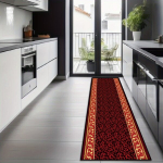 1tk, Elegantne Sisevaip, Kristall Velvet Ala Vaip, Libisemisvastane P&otilde;randavaip, Kodu Dekoratsioon, Ruumi Dekoratsioon, K&ouml;&ouml;gitarvikud., 60x300 cm / 23,6x118 colių