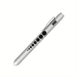 &Otilde;dede ja arstide LED-taskulamp, m&otilde;&otilde;turiga., Sidabrinis