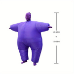 T&auml;ispuhutav T&auml;iskasvanute Kost&uuml;&uuml;m Koletise &Uuml;likond Halloweeni Jaoks., Violetinė 13,21cm-18,29cm