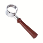 LOMILD 51mm puidust k&auml;epidemega filterhoidja kaks k&otilde;rva Delonghi.