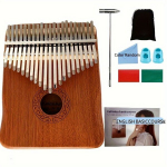 1tk Kalimba P&ouml;idlapill, Kaasaskantav 21 Klahvi Mbira., Ruda