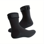 Unisex 3MM Paks Neopreen Sukeldumissokid, Libisemisvastased Soojad Sokkid., Juoda