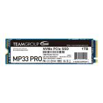 Team SSD M.2 1TB MP33 PRO NVMe - 2100/1700 MB/s, Kuni 600TBW (K&otilde;rgetasemeline K&otilde;vaketta Lahendus)