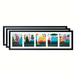 Puidust fotoraamid, 3 tk, 8&times;24【20&times;60cm】