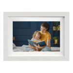 Braun digitaalne pildiraam pruun DigiFrame 10W WiFi valge+wei&szlig;es Passepartout