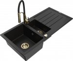 Graniidist k&ouml;&ouml;givalamu Mexen Andres koos segisti ja sifooniga, Black+Black/Gold