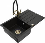 Graniidist k&ouml;&ouml;givalamu Mexen Bruno koos segisti ja sifooniga, Black+Black/Gold