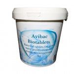 Biotabletid tiikide vee puhastamiseks ja muda lagundamiseks kuni 250m3 tiikidele Avibac Biotablets, 500 g, 10 g/tablett
