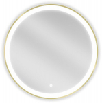 Vannitoa peegel Mexen Esso Gold koos LED valgustuse ja uduvastase kaitsekihiga, 70 cm