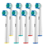 Elektrilise hambaharja otsik (8tk) 8x Oral-B elektrilise hambaharja asendusharjapead Fit Advance Power Pro Health/Triumph/3D Excel/Vitality Precision Clean hambaharjad