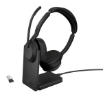 Mikro-k&otilde;rvaklapid - Bluetooth - juhtmevabad - USB-C - Jabra - Jabra Evolve2 55 MS Stereo - mikro-k&otilde;rvaklapid - laadimistoega