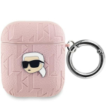 Karl Lagerfeld KLA2PGKIPP AirPods 1|2 cover r&oacute;żowy|pink Monogram Karl Head