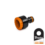 Kraaniliitmik 3/4" / 1/2" Bradas BLACK LINE