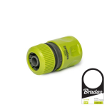 Kiirliitmik voolikule 1/2" Bradas LIME LINE STOP-funktsiooniga