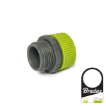 Vooliku &uuml;hendus 1/2" koos &uuml;leminekuga 3/4"-le Bradas LIME LINE