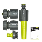 4-osaline komplekt kastmisvoolikutele 1/2" Bradas LIME LINE SOFT