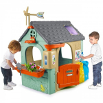 Laste m&auml;ngumaja - FEBER - Recycle Eco House - Taaskasutatud plastik - UV-kaitse - 150 cm k&otilde;rge