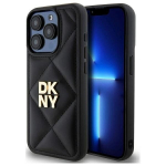 DKNY DKHCP15LPQDSLK iPhone 15 Pro 6.1" czarny|black Quilted Stack Logo