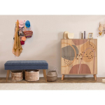 Esikukomplekt,95x111x36cm,105x49x40cm,tumesinine