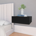 vidaXL seina &ouml;&ouml;kapp must 40 x 30 x 15 cm puitlaastplaat, Juoda