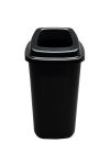 Avatud kaanega pr&uuml;gikast, 90 l, must