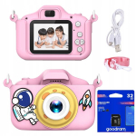 Digikaamera Digikaamera 1080p m&auml;ngudega +32GB