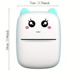 Mini Printer iPhone Ja Androidile, Traadita Mini Foto Printer Siltidele., X1: rožinė